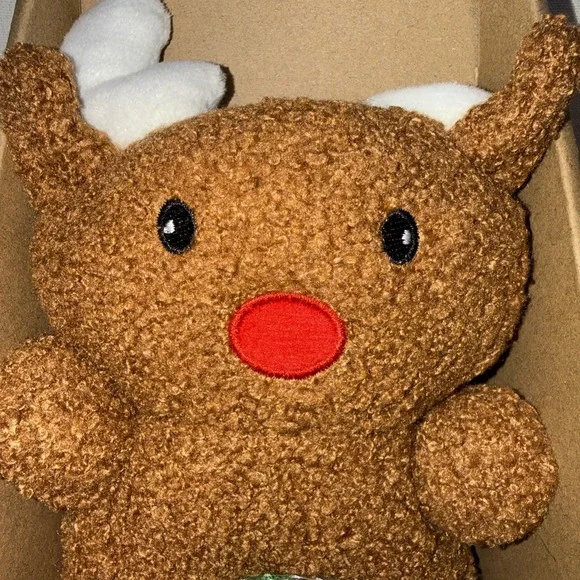 Dearfoams Cozy Pet Holiday Toy Set Plush Squeaky Dog Toy Ball NIB - Picture 3 of 9